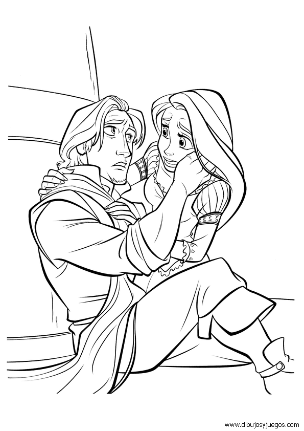 tangled coloring pages maximus gacaps - photo #18
