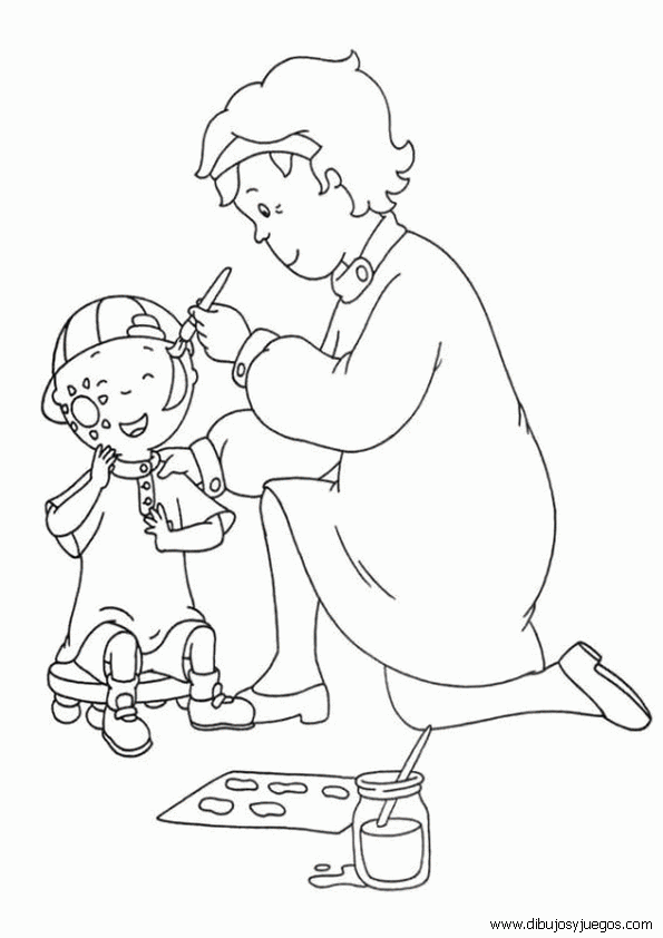 caillou coloring pages games for girls - photo #42
