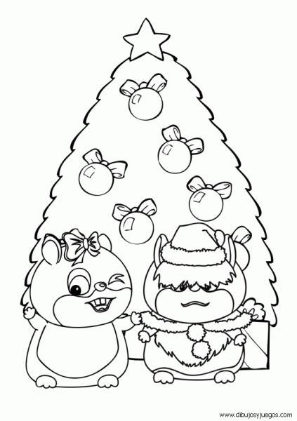 dibujo-de-arbol-navidad-065 | Dibujos y juegos, para pintar y colorear