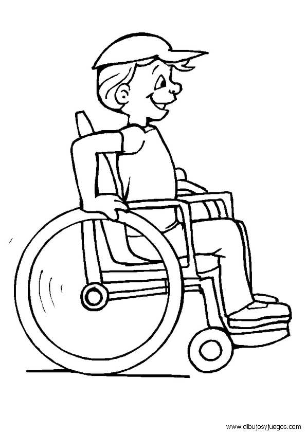 dibujos-de-discapacitados-005 | Dibujos y juegos, para pintar y colorear