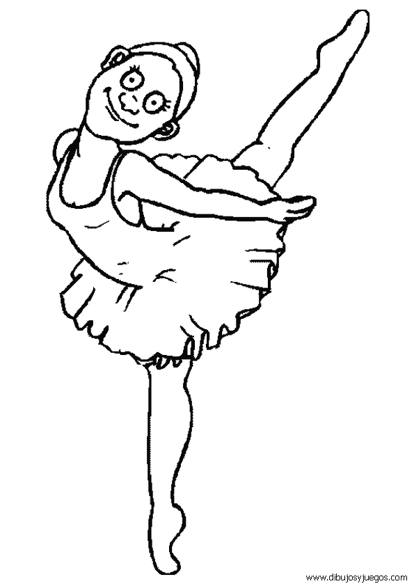 bailarinas-ballet-025 | Dibujos y juegos, para pintar y colorear